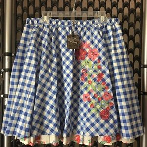 NWT - Matilda Jane Women’s XL Dutch Apple Skirt